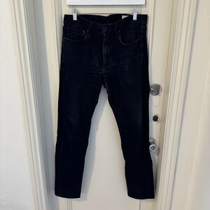 rag & bone black denim jeans 31 x32